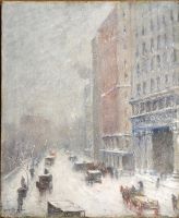 Central Park West, Winter, c. 1915